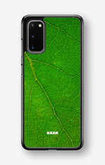 Samsung Galaxy S20 Hard Case – Green Leafy - View 1