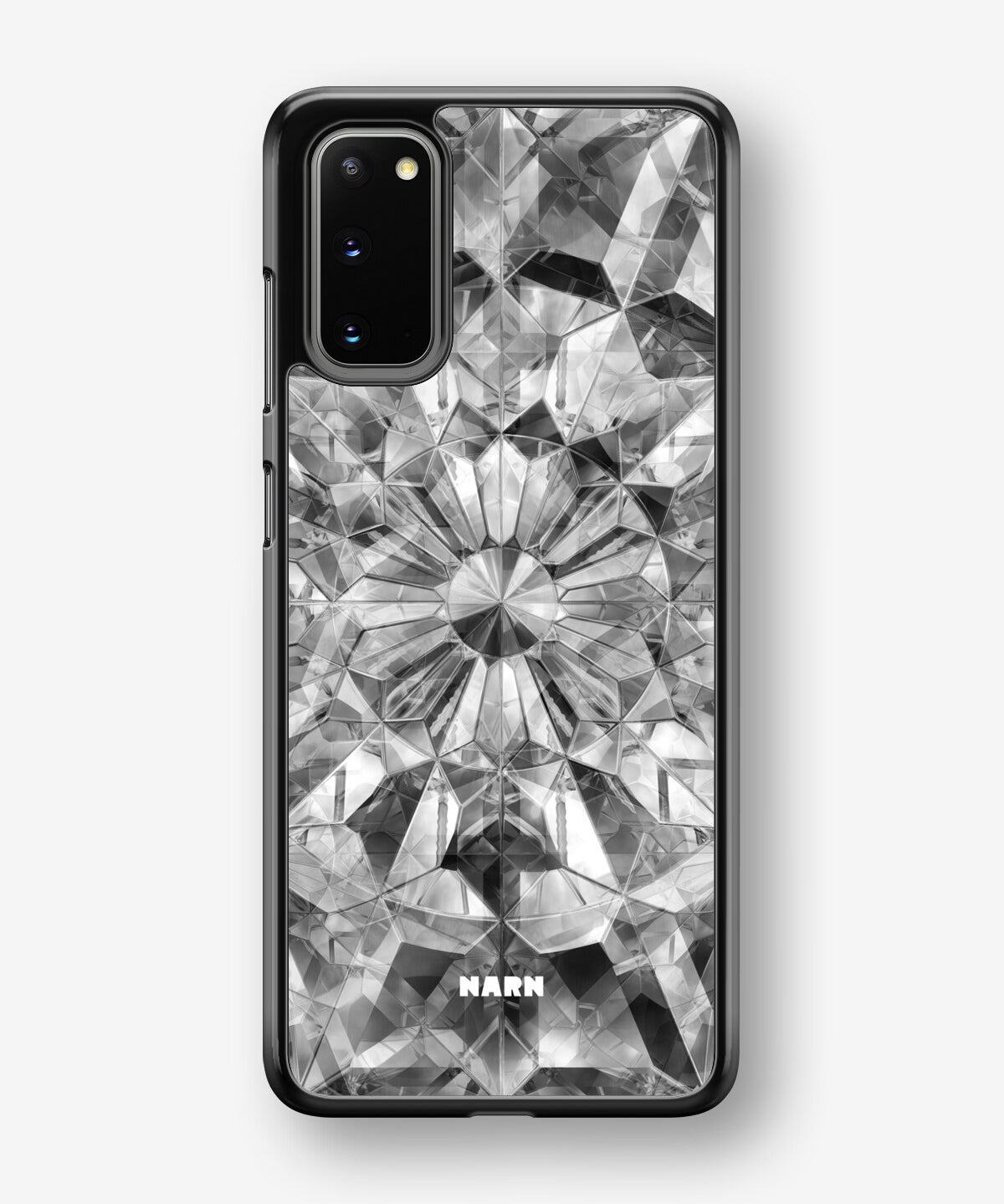 Samsung Galaxy S20 Hard Case – Grey Crystals - View 1