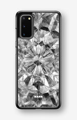Samsung Galaxy S20 Hard Case – Grey Crystals - View 1
