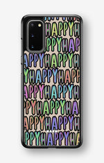 Samsung Galaxy S20 Hard Case – Happy - View 1
