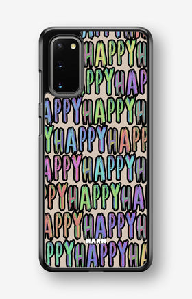 Samsung Galaxy S20 Hard Case – Happy - View 1