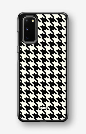 Samsung Galaxy S20 Hard Case – Houndstooth - View 1