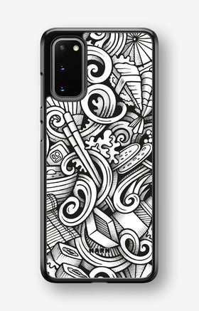 Samsung Galaxy S20 Hard Case – Japanese Pattern - View 1