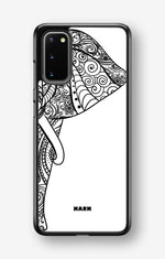 Samsung Galaxy S20 Hard Case – Mandala Elephant - View 1