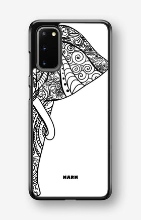 Samsung Galaxy S20 Hard Case – Mandala Elephant - View 1