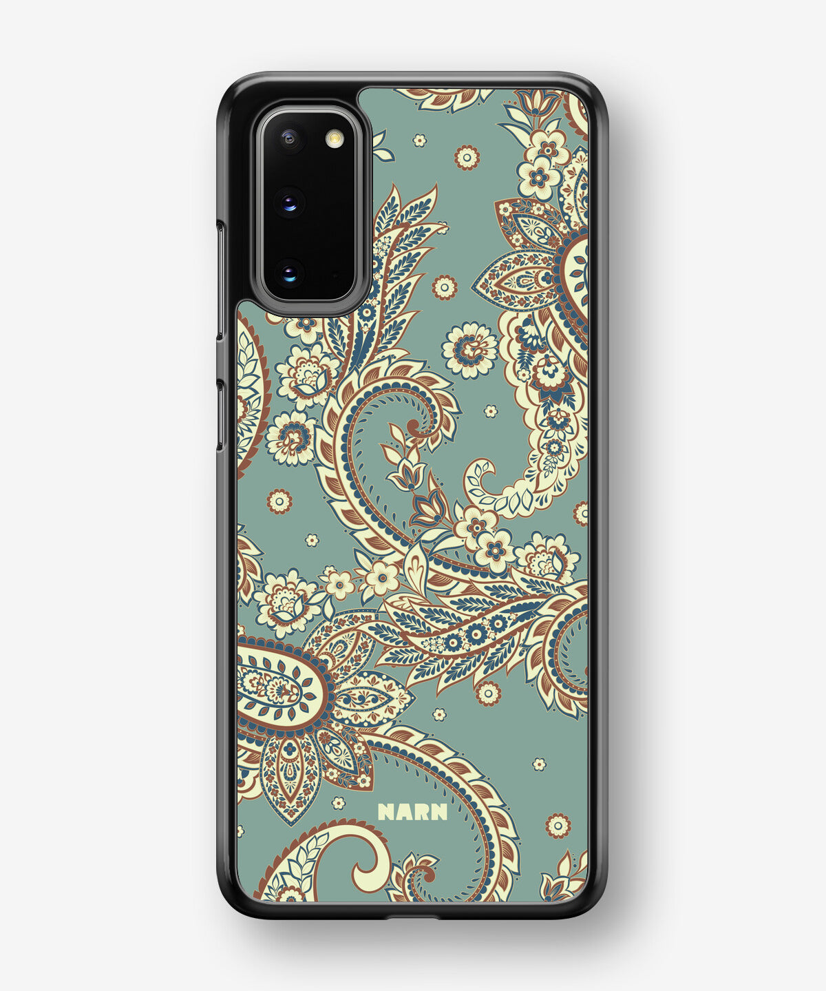Samsung Galaxy S20 Hard Case – Paisley Green - View 1