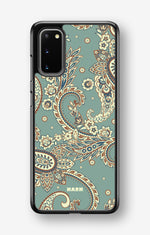 Samsung Galaxy S20 Hard Case – Paisley Green - View 1