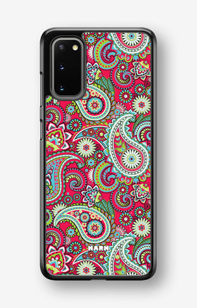Samsung Galaxy S20 Hard Case – Paisley Paradise - View 1