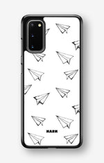 Samsung Galaxy S20 Hard Case – Paper Planes - View 1