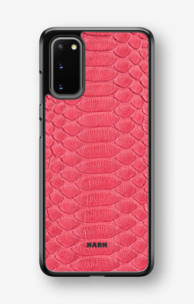 Samsung Galaxy S20 Hard Case – Pink Snake - View 1