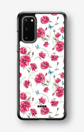 Samsung Galaxy S20 Hard Case – Poppies in Bloom - View 1