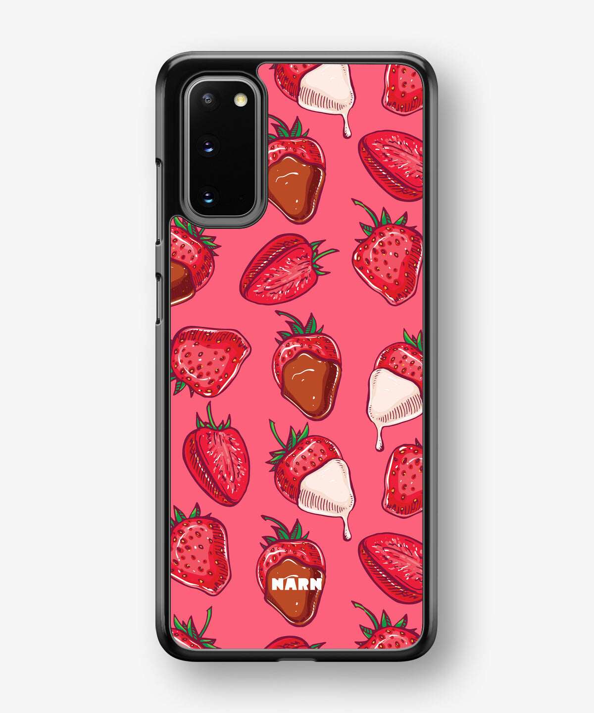 Samsung Galaxy S20 Hard Case – Strawberry Chocolate - View 1