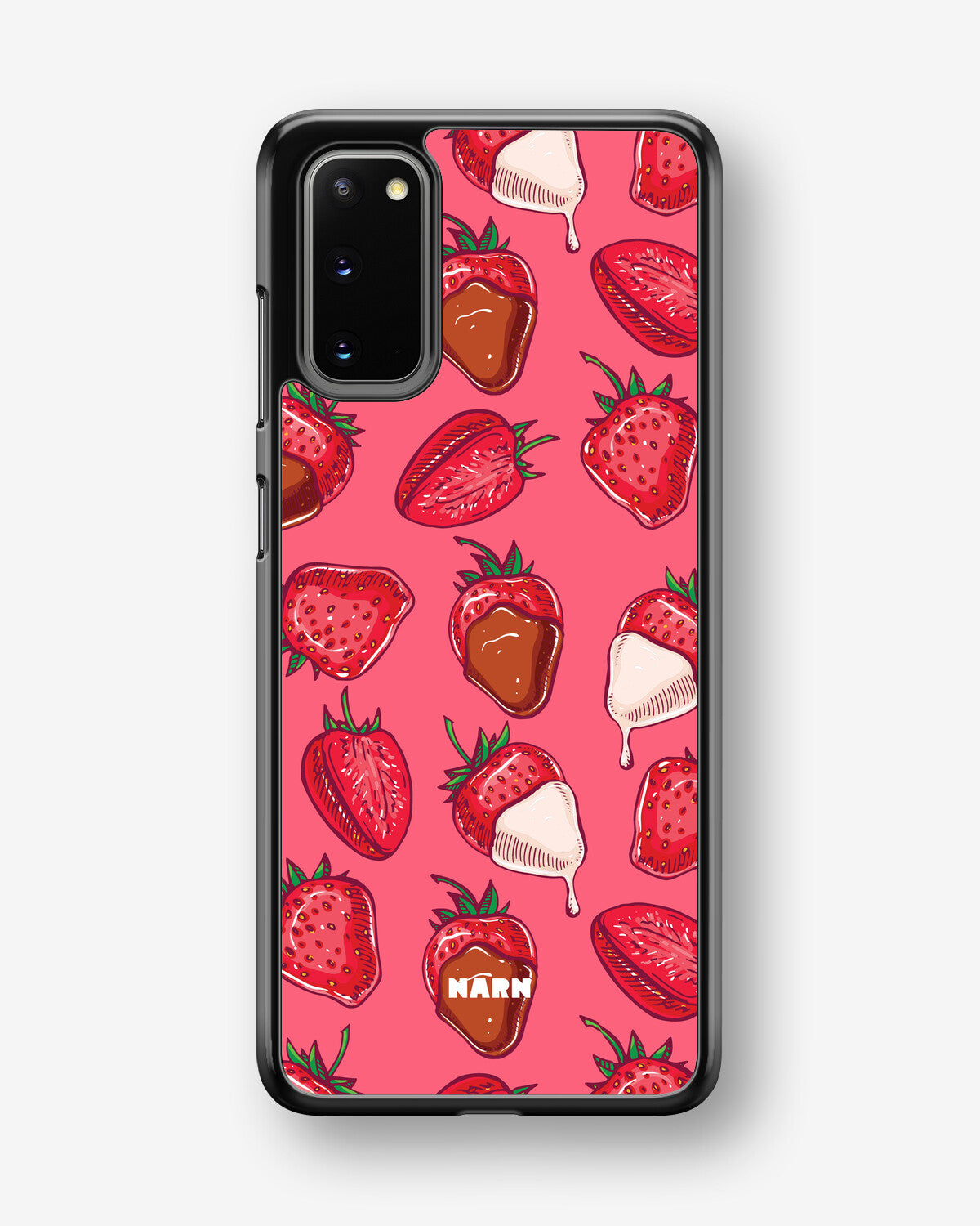 Samsung Galaxy S20 Hard Case – Strawberry Chocolate - View 1