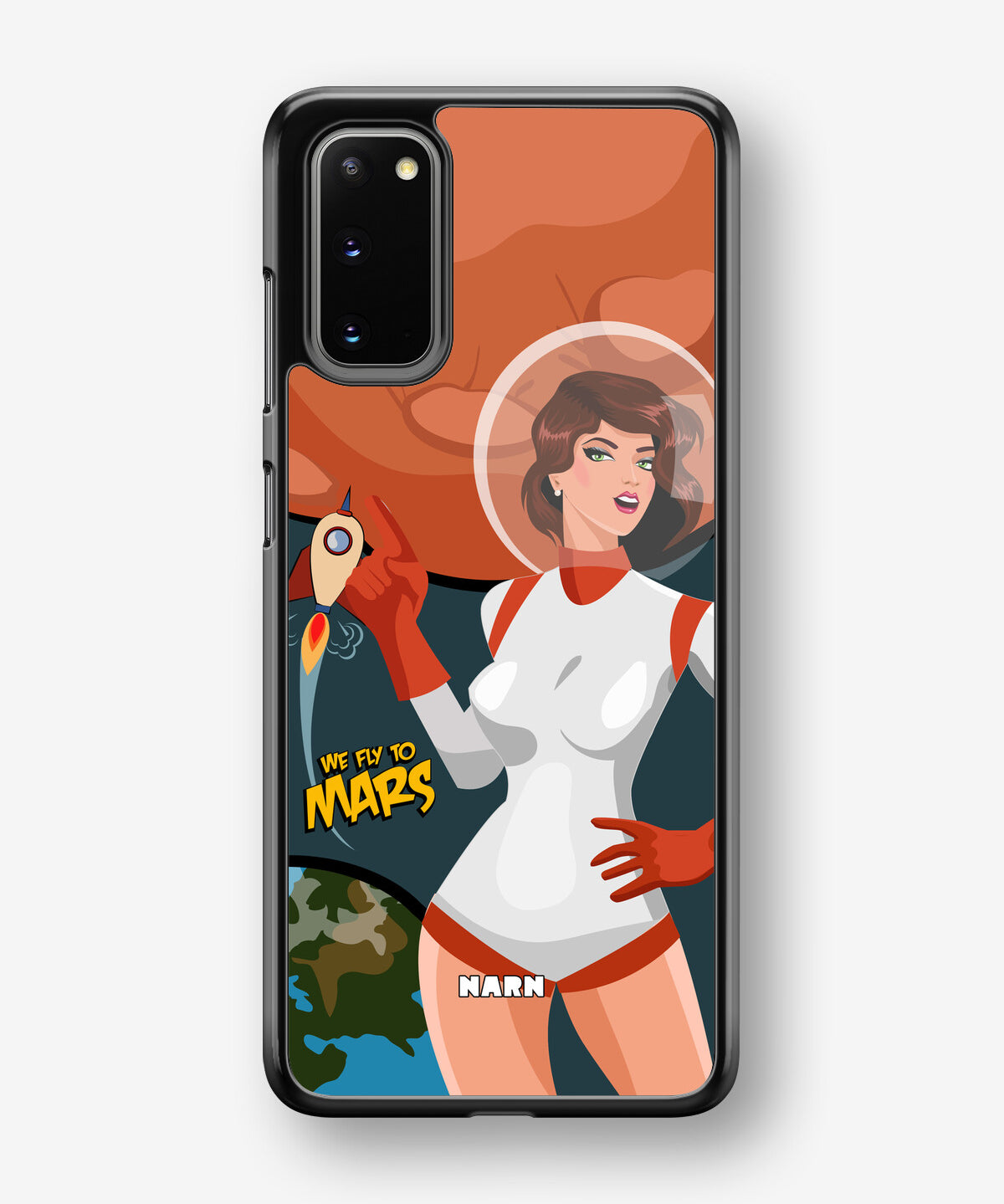 Samsung Galaxy S20 Hard Case – We Fly To Mars - View 1