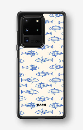 Samsung Galaxy S20 Ultra Hard Case – Blue Catch - View 1