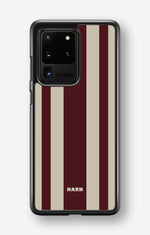 Samsung Galaxy S20 Ultra Hard Case – Bordeaux Stripe - View 1