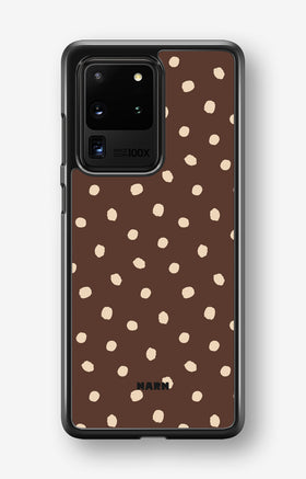 Samsung Galaxy S20 Ultra Hard Case – Choco Dots - View 1