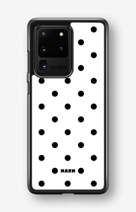 Samsung Galaxy S20 Ultra Hard Case – Mono Dots - View 1