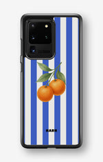 Samsung Galaxy S20 Ultra Hard Case – Orange Stripes - View 1