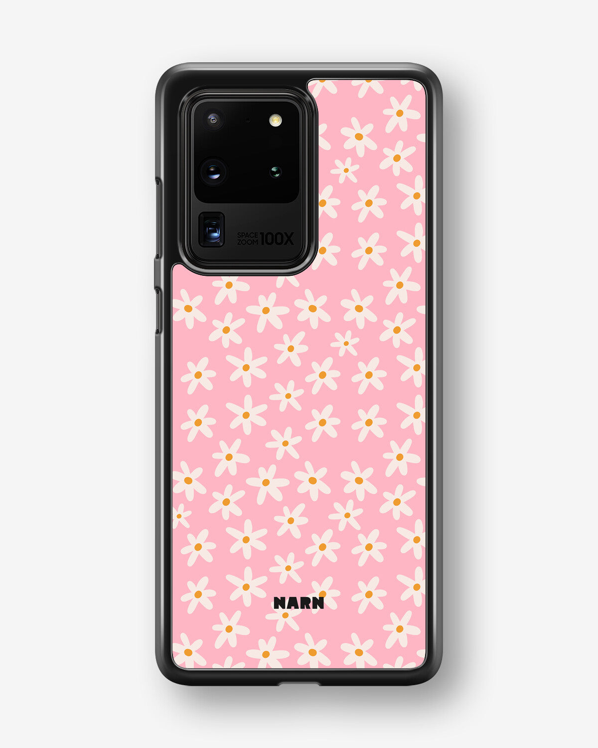 Samsung Galaxy S20 Ultra Hard Case – Pink Daisy - View 1