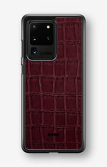 Samsung Galaxy S20 Ultra Hard Case – Rouge Croc - View 1
