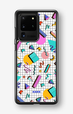 Samsung Galaxy S20 Ultra Hard Case – 80s Memphis - View 1