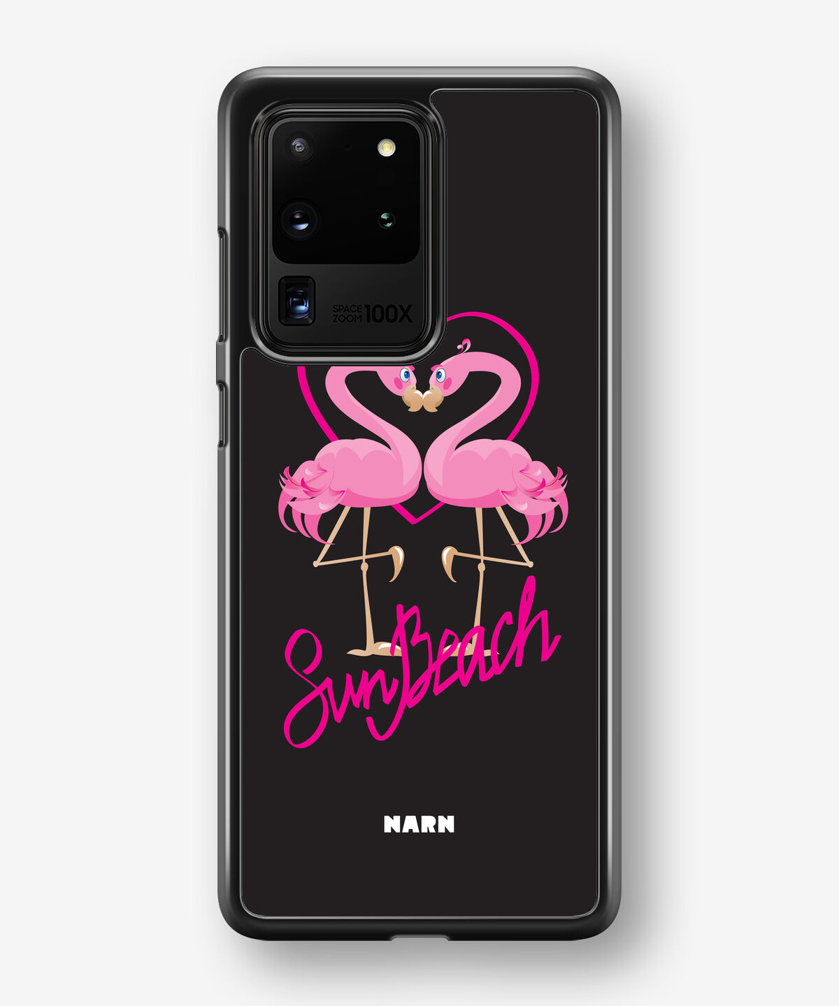 Samsung Galaxy S20 Ultra Hard Case – Beach Flamingo - View 1