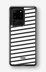 Samsung Galaxy S20 Ultra Hard Case – Black Stripes - View 1