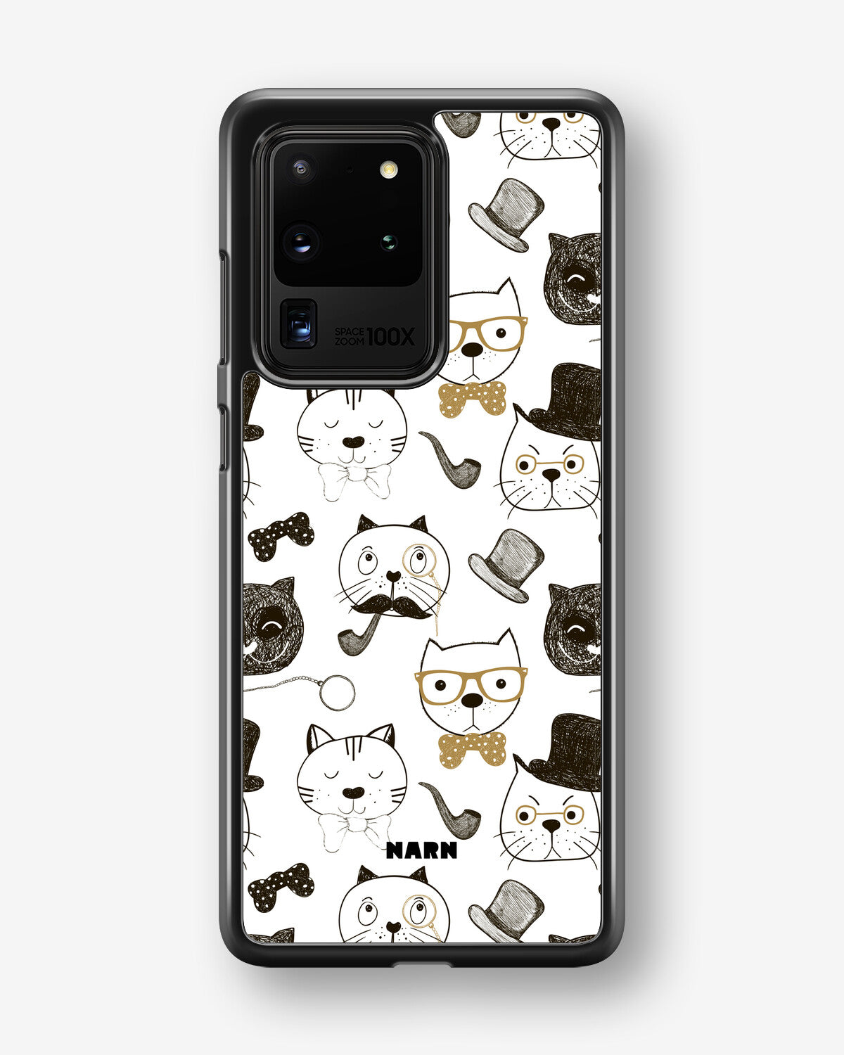 Samsung Galaxy S20 Ultra Hard Case – Cartoon Cats - View 1