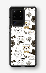 Samsung Galaxy S20 Ultra Hard Case – Cartoon Cats - View 1
