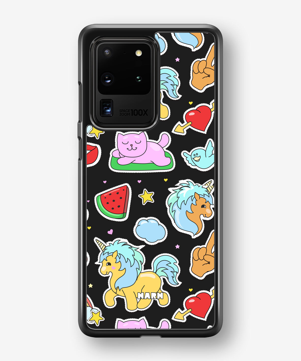 Samsung Galaxy S20 Ultra Hard Case – Cute Stickers - View 1