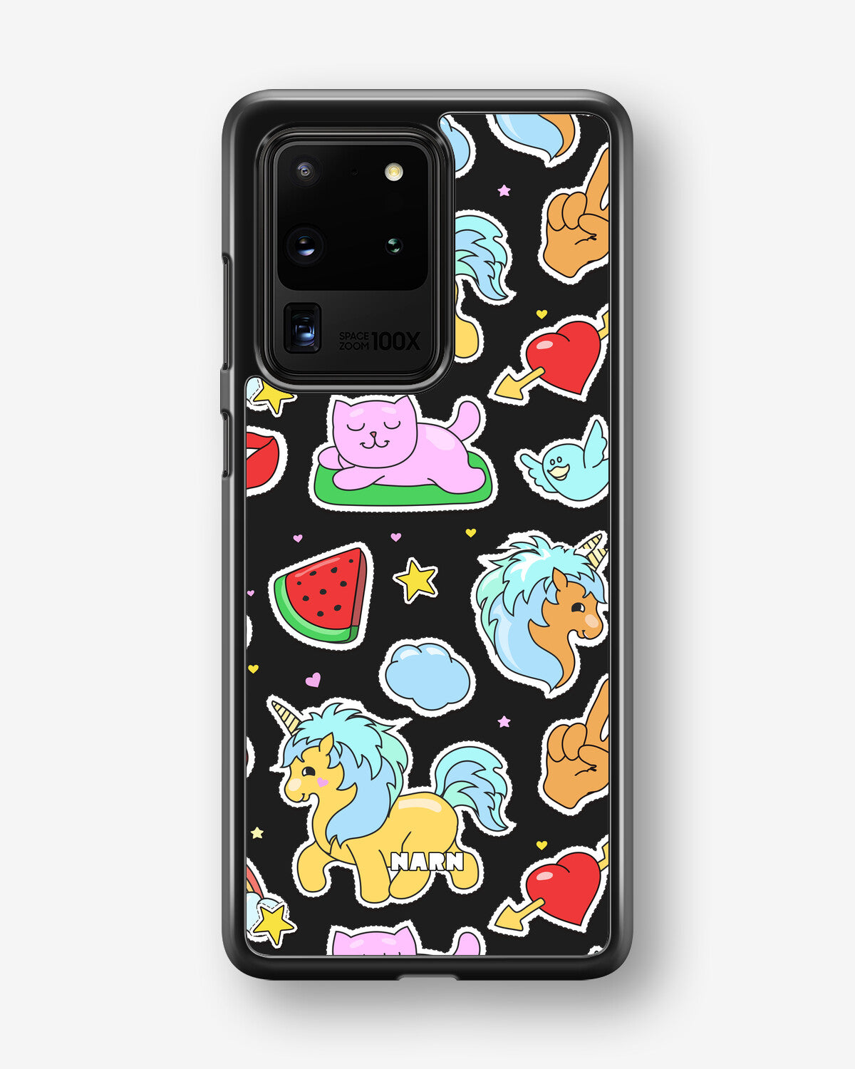 Samsung Galaxy S20 Ultra Hard Case – Cute Stickers - View 1
