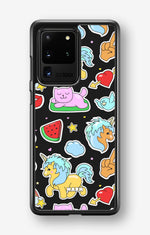 Samsung Galaxy S20 Ultra Hard Case – Cute Stickers - View 1
