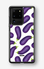Samsung Galaxy S20 Ultra Hard Case – Eggplant Pattern - View 1