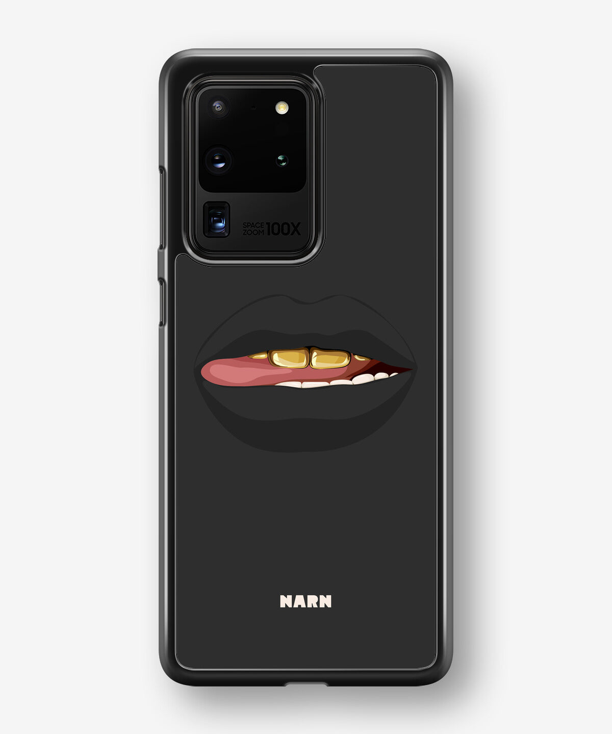 Samsung Galaxy S20 Ultra Hard Case – Golden Lips - View 1