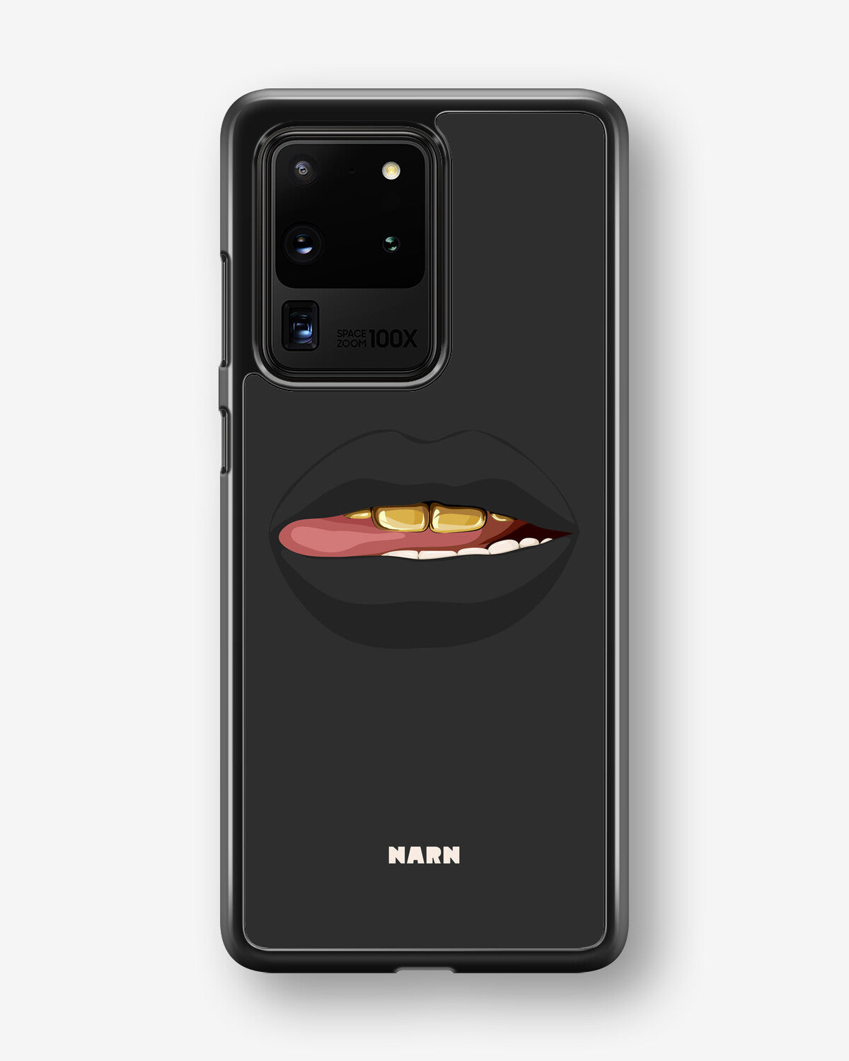 Samsung Galaxy S20 Ultra Hard Case – Golden Lips - View 1