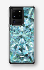 Samsung Galaxy S20 Ultra Hard Case – Green Crystals - View 1