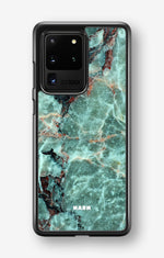Samsung Galaxy S20 Ultra Hard Case – Green Marble - View 1
