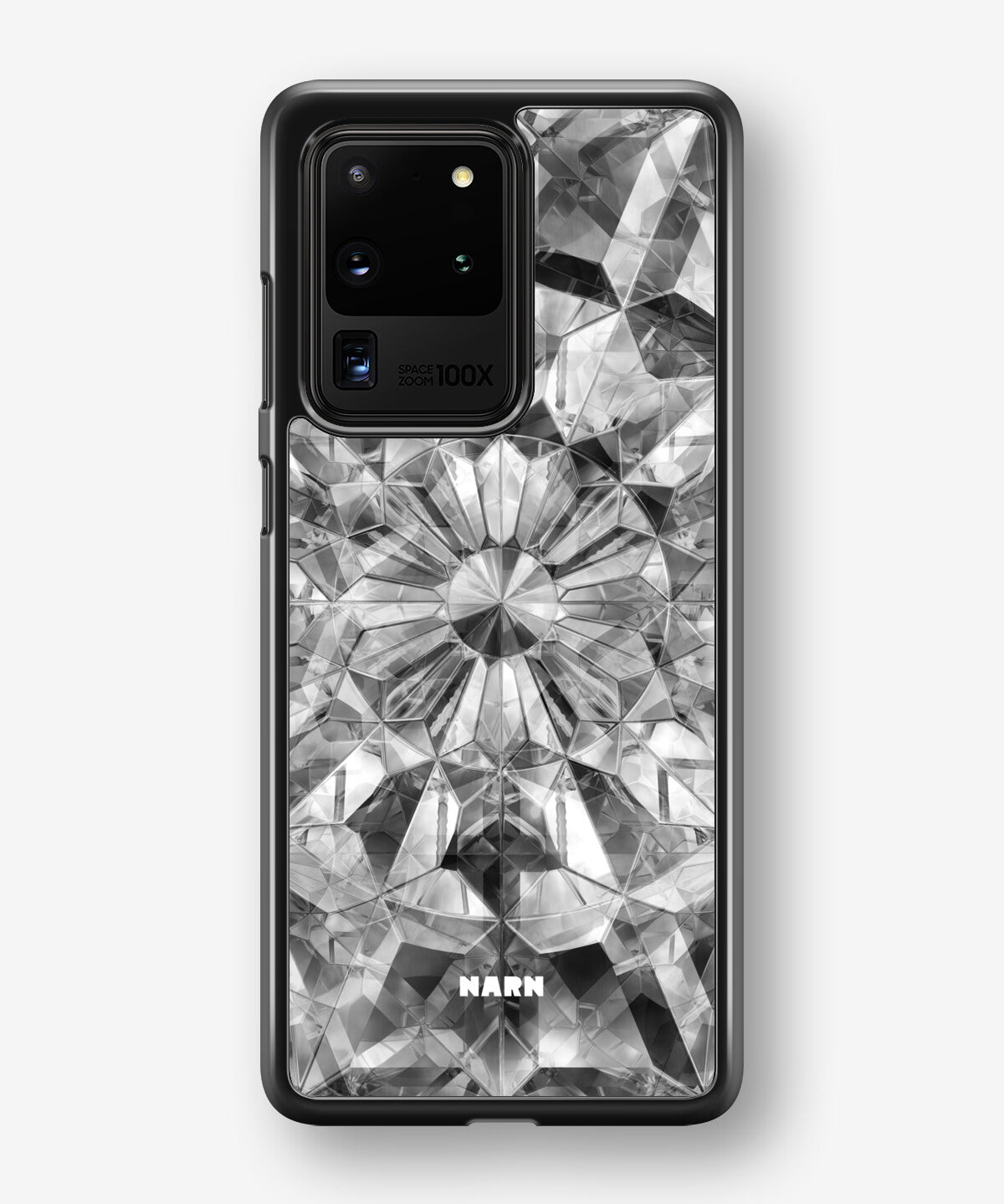 Samsung Galaxy S20 Ultra Hard Case – Grey Crystals - View 1