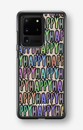 Samsung Galaxy S20 Ultra Hard Case – Happy - View 1