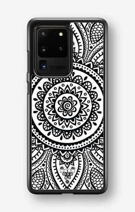 Samsung Galaxy S20 Ultra Hard Case – Henna Mandala - View 1