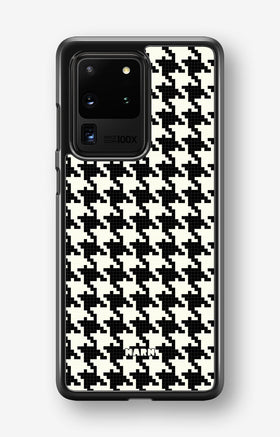 Samsung Galaxy S20 Ultra Hard Case – Houndstooth - View 1