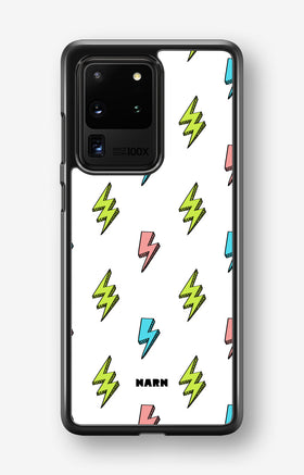 Samsung Galaxy S20 Ultra Hard Case – Lightning Bolts - View 1