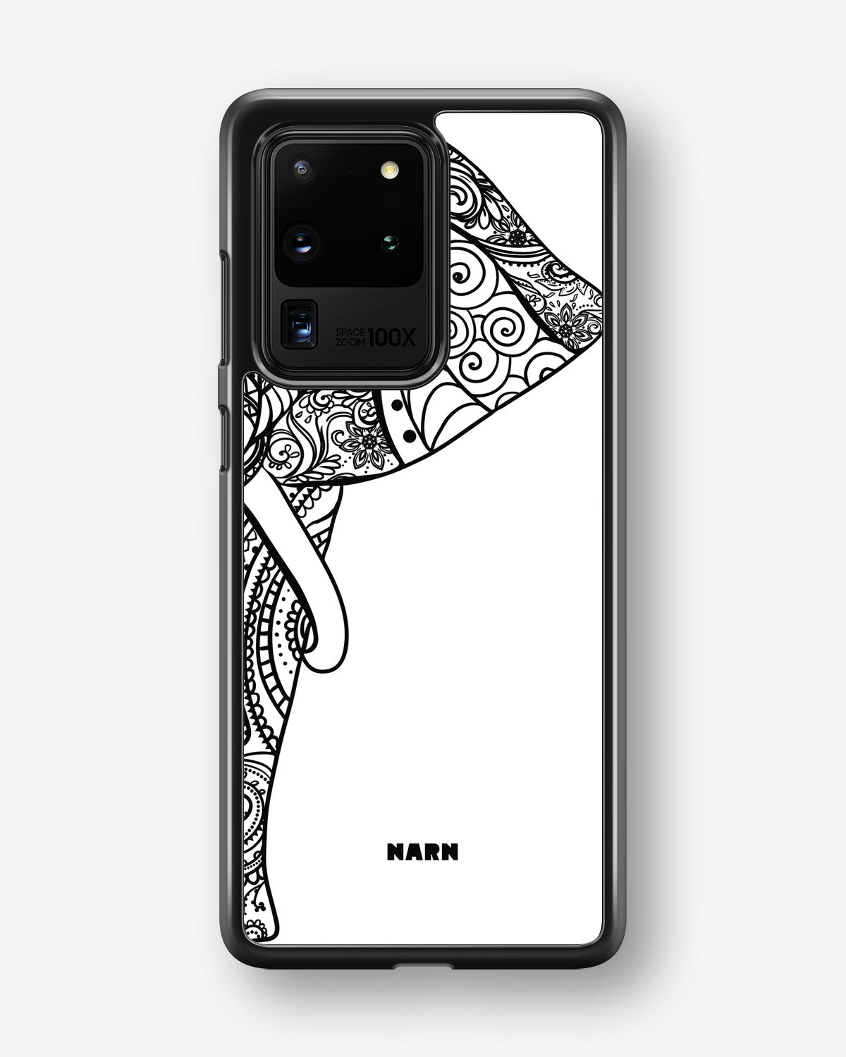 Samsung Galaxy S20 Ultra Hard Case – Mandala Elephant - View 1