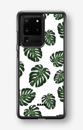 Samsung Galaxy S20 Ultra Hard Case – Monstera Pattern - View 1