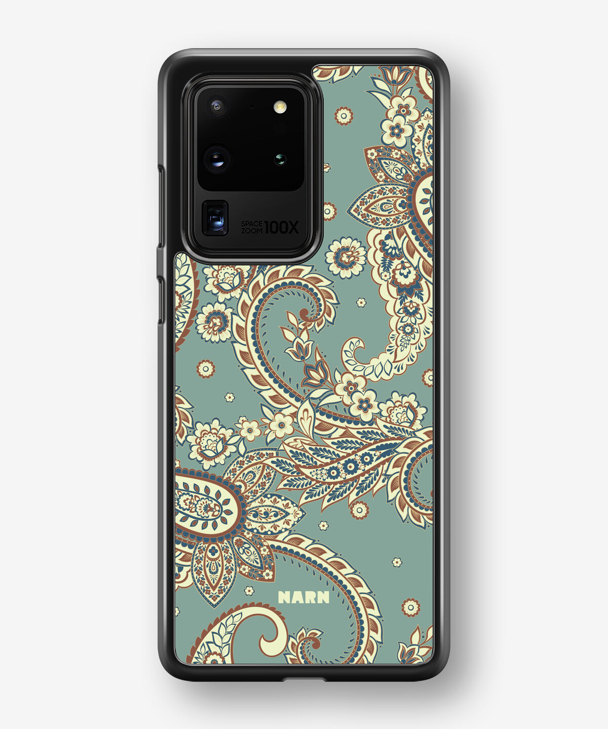 Samsung Galaxy S20 Ultra Hard Case – Paisley Green - View 1