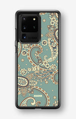 Samsung Galaxy S20 Ultra Hard Case – Paisley Green - View 1
