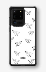 Samsung Galaxy S20 Ultra Hard Case – Paper Planes - View 1