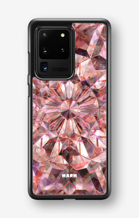 Samsung Galaxy S20 Ultra Hard Case – Pink Crystals - View 1