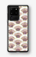 Samsung Galaxy S20 Ultra Hard Case – Pink Marble Waves - View 1
